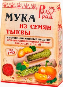 Мука Радоград из семян тыквы, 200 г