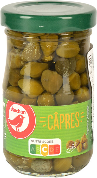 Каперсы в уксусе АШАН, 106 мл