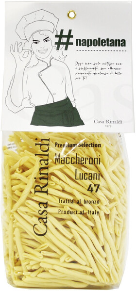 Паста Casa Rinaldi Premium Маккерони Лукани 47, 0.50кг
