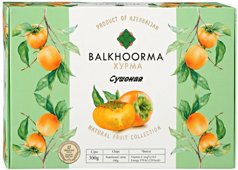 Чипсы фруктовые Balkhoorma хурма сушеная 300 г