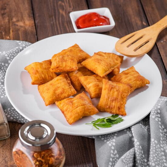 Макаронники с мясом и сыром жареные