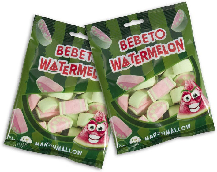 BEBETO Суфле Маршмеллоу WATERMELON -60г.
