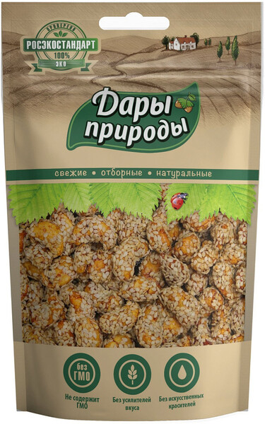 Кешью в карамели с кунжутом /кешью в глазури / кешью в карамельной глазури 