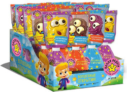 Шоколадная фигура Монстрики Капля радуги с печеньем, 24 г