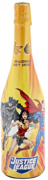 Напиток газированный Disney Лига Справедливости груша-банан безалкогольный пастеризованный 0.75 л