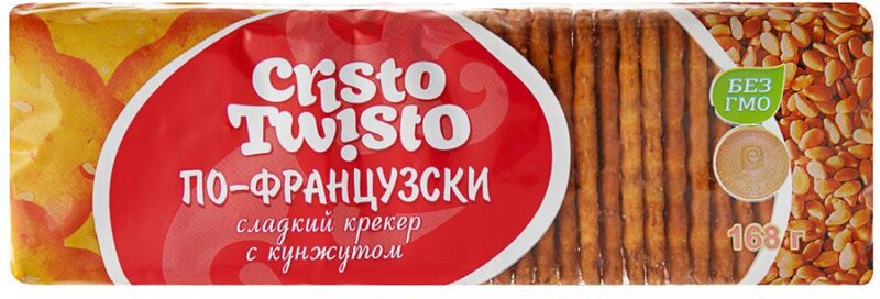 Крекер Белогорье сладкий Кристо-Твисто по-французски 168 г