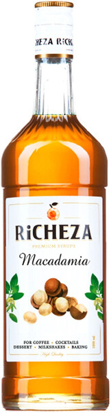 Сироп Макадамиа, RiCHEZA, 1 л., стекло