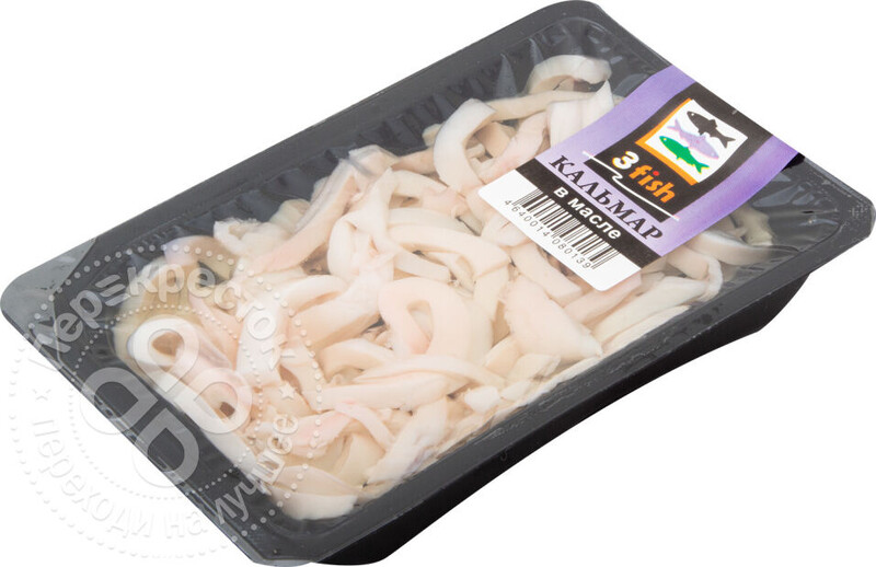 3fish Кальмар соломка в масле