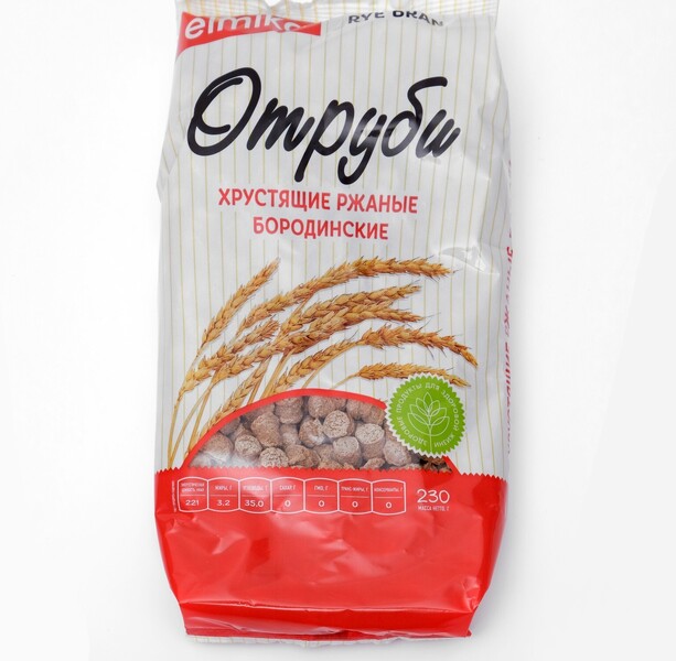 Отруби хрустящие ржаные «Бородинские», 230 г