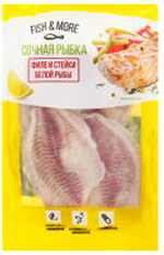 Филе тилапии Fish&More без кожи, 500 г