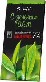 Шоколад горький  SlimVit с зеленым чаем 60г