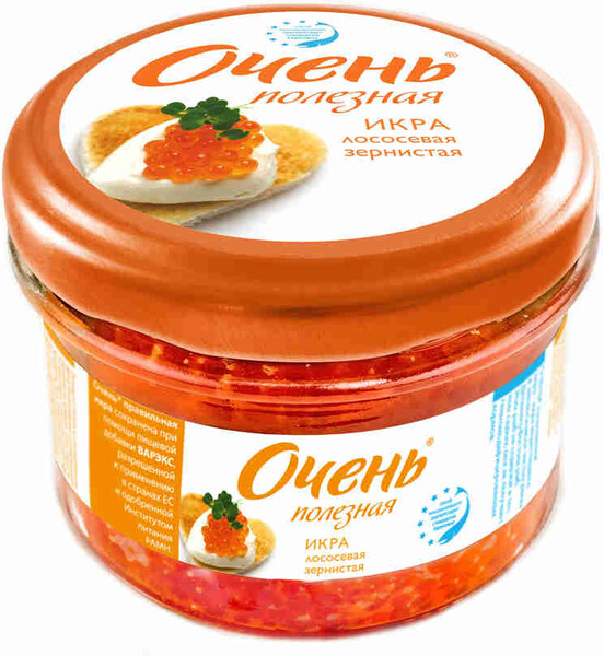 Икра лососевая зернистая Очень Путина 170г ст/б