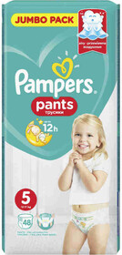 Подгузники-трусики Pampers Pants 5 (12-17 кг) 48 шт