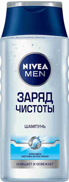 Шампунь для волос Nivea Men «Заряд чистоты», 250 мл
