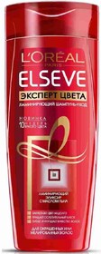 Шампунь для окрашенных или мелированных волос ELSEVE Эксперт Цвета, 250мл Россия, 250 мл