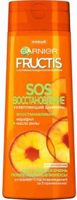 Восстанавливающий Шампунь для волос Fructis, SOS Восстановление, для секущихся и очень поврежденных волос, 250 мл