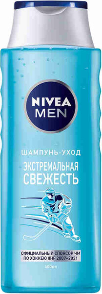 Шампунь для волос мужской NIVEA Экстремальная свежесть, 400мл Россия, 400 мл