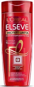 Шампунь-уход для окрашенных или мелированных волос ELSEVE Эксперт Цвета, 400мл Россия, 400 мл