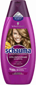 Шампунь для волос SCHAUMA Vita-Укрепление, 380мл Россия, 380 мл