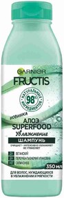 Шампунь для волос, нуждающихся в увлажнении и мягкости GARNIER Fructis Superfood Алоэ увлажнение, 350мл Италия, 350 мл