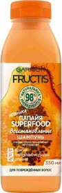 Шампунь для поврежденных волос GARNIER Fructis Superfood Папайя восстановление, 350мл Италия, 350 мл