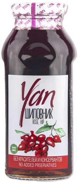 Напиток из шиповника Yan 250 мл., стекло