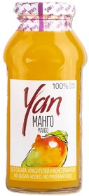 Сок Yan манговый, без сахара, 250 мл