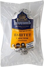 Паштет мясной печеночный люкс с маслом,Бахрушин Гросшефф, 700 гр., фольга