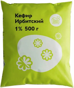 Кефир 1% ф/п 500гр Ирбитский МЗ БЗМЖ