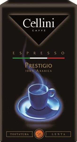 Кофе молотый Cellini Prestigio, 250 гр., вакуумная упаковка