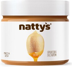 Паста Nattys Арахисовая Creamy с медом 250г