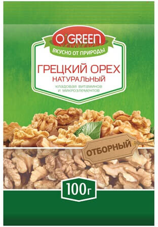Ядра грецкого ореха О Грин п/п 100г PL