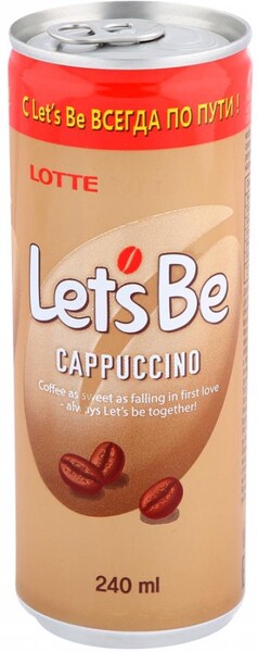 Напиток кофейный Lotte let's be Cappuccino 0.24 л
