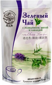 Чай Черный Дракон зеленый с розмарином мятой и лавандой листовой