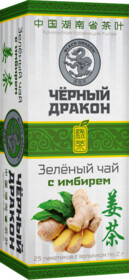 Чай Черный дракон Зеленый с имбирем 25 пак.*2 гр. (18) (G110B)