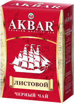 Чай Akbar Корабль 90 гр. черный лист