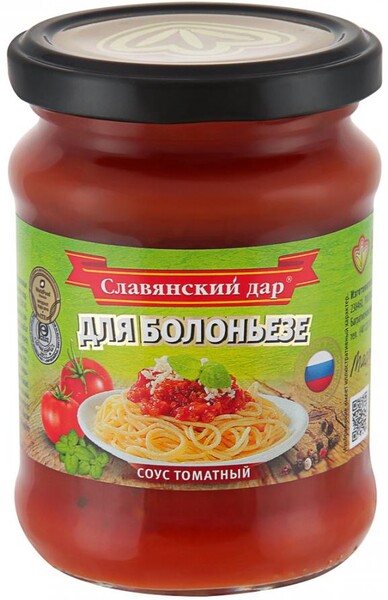 Соус Славянский дар Томатный для болоньезе 260 г