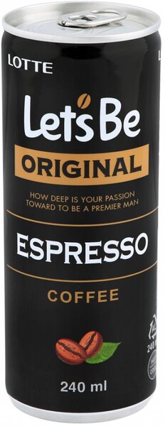 Напиток кофейный Lets Be Lotte Espresso, 240 мл