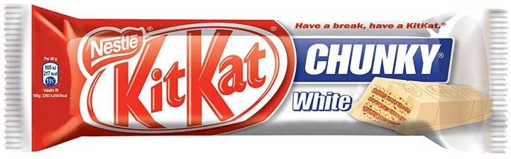 KitKat Chunky White chocolate / КитКат белый шоколад 42 гр
