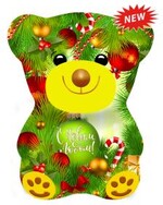 Чай Черный Дракон Мишка зеленый, 50 гр., жестяная банка