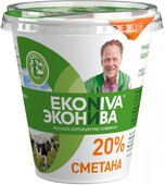 БЗМЖ сметана ЭкоНива 20% 300г