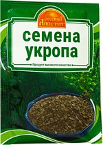 Бакалея Русский аппетит Семена укропа 10 гр.