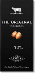 Кондитерские изделия The original bucheron шоколад Горький с фундуком 100 гр. картон (6)