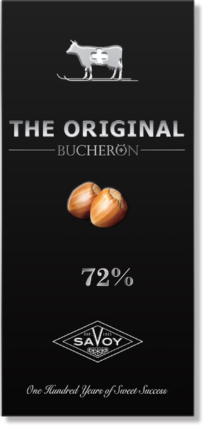 Кондитерские изделия The original bucheron шоколад Горький с фундуком 100 гр. картон (6)