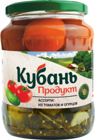 Ассорти из томатов и огурцов Кубань Продукт