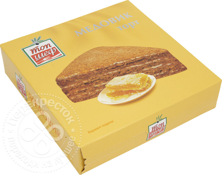 Торт Топ Шеф медовик замороженный 450г