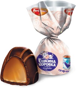 Конфеты Ёшкина коровка Супер сгущенка, Рот Фронт