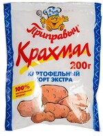 Крахмал картофельный сорт Экстра, Приправыч, 200 гр, ПЭТ