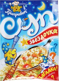 Суп быстрого приготовления Приправыч Звездочка, 60 гр., пластиковая упаковка