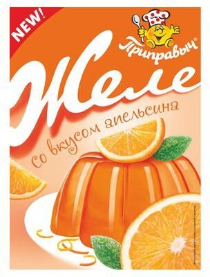 Желе Приправыч со вкусом апельсина, 100 гр., саше
